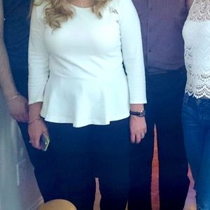 White long sleeve blouse